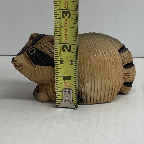 Artesania Rinconada Raccoon Figurine Vintage Uruguay Signed Animal Shelf Decor - Picture 6 of 10